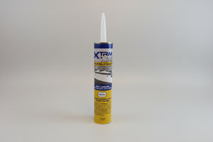 XTRM Universal Self-Leveling White Lap Sealant – For EPDM, TPO & PVC Roofs - full product view | AAA Trailer