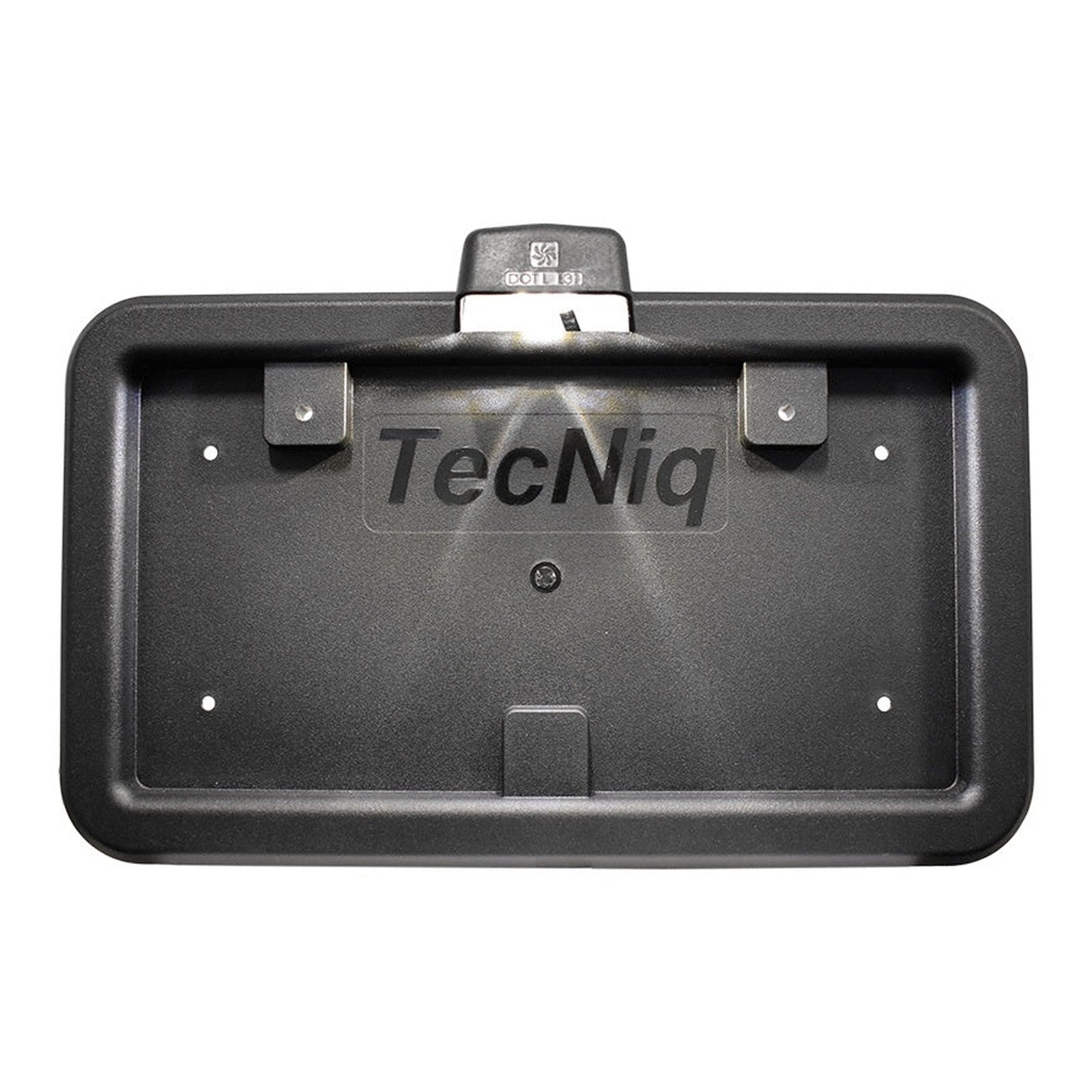 Tecniq OEM Trailer License Plate Frame with LED Light - full product view | AAA Trailer