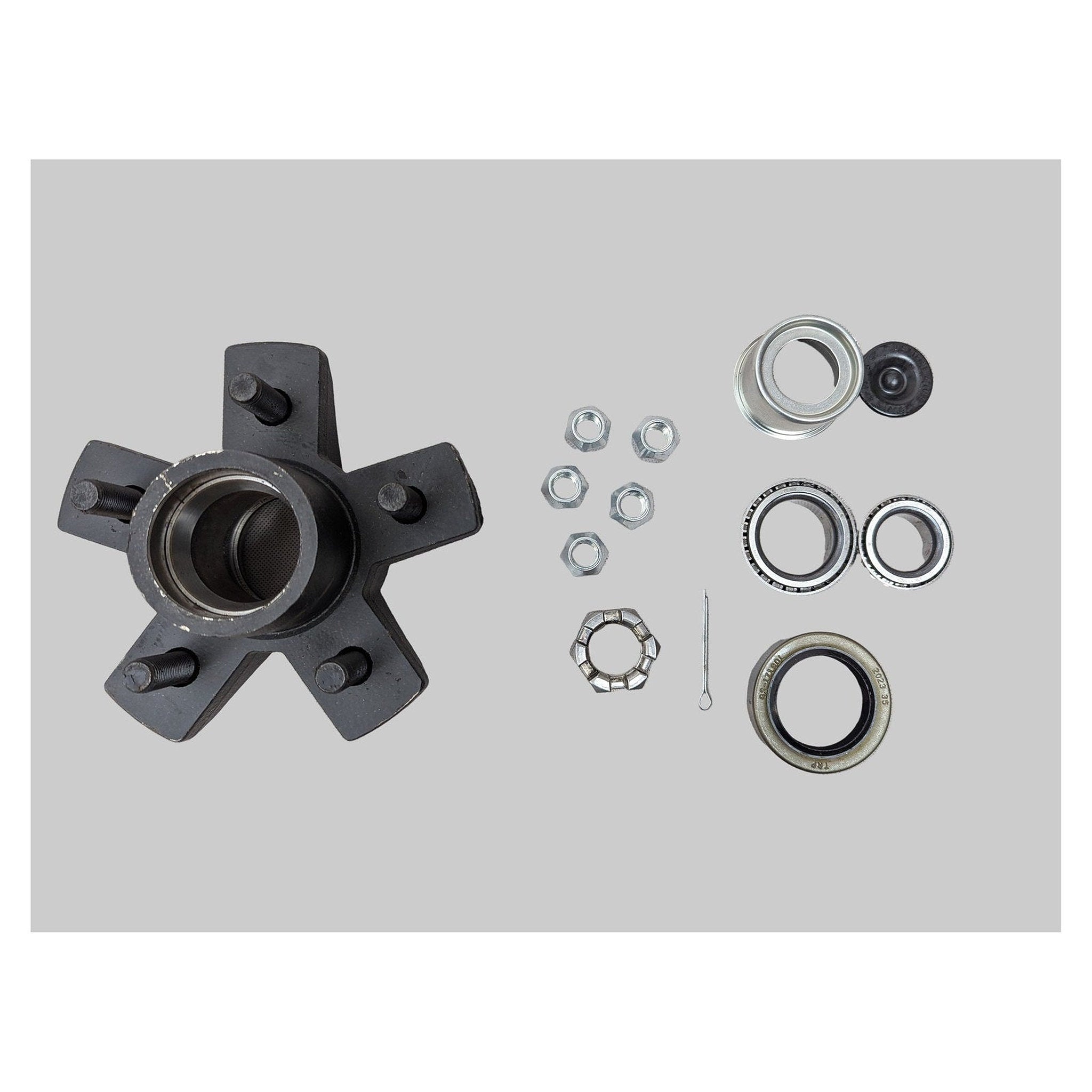 Dexter EZ Lube 5 Bolt Trailer Hub Kit for 3500 lb Axles - 3500 lb - full product view | AAA Trailer