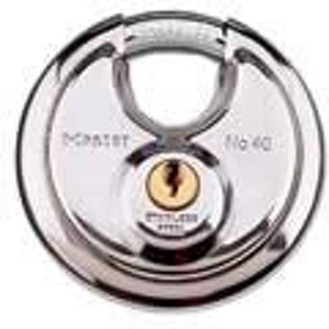 Trimax Stainless Steel Shrouded Padlock 3-Pack, Identical Keys