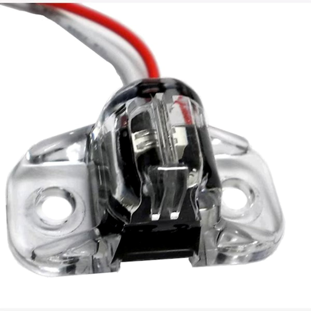 TecNiq Mini LED Trailer Fender Clearance Light - Durable Amber/Red Dual Tone