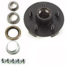 Complete 5 Stud Hub Assembly Kit (5X5) for 3500lb Trailer Axles - full product view | AAA Trailer