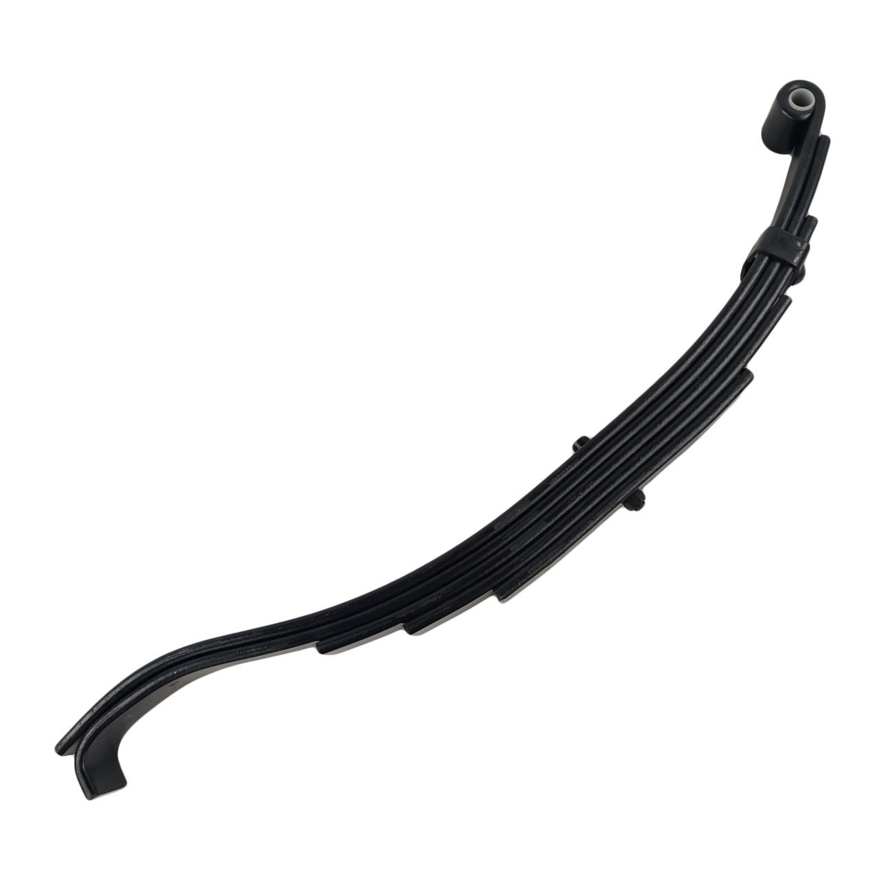 UNA 232 trailer slipper spring 3500 lb 5 leaf 26.5 inch hook end