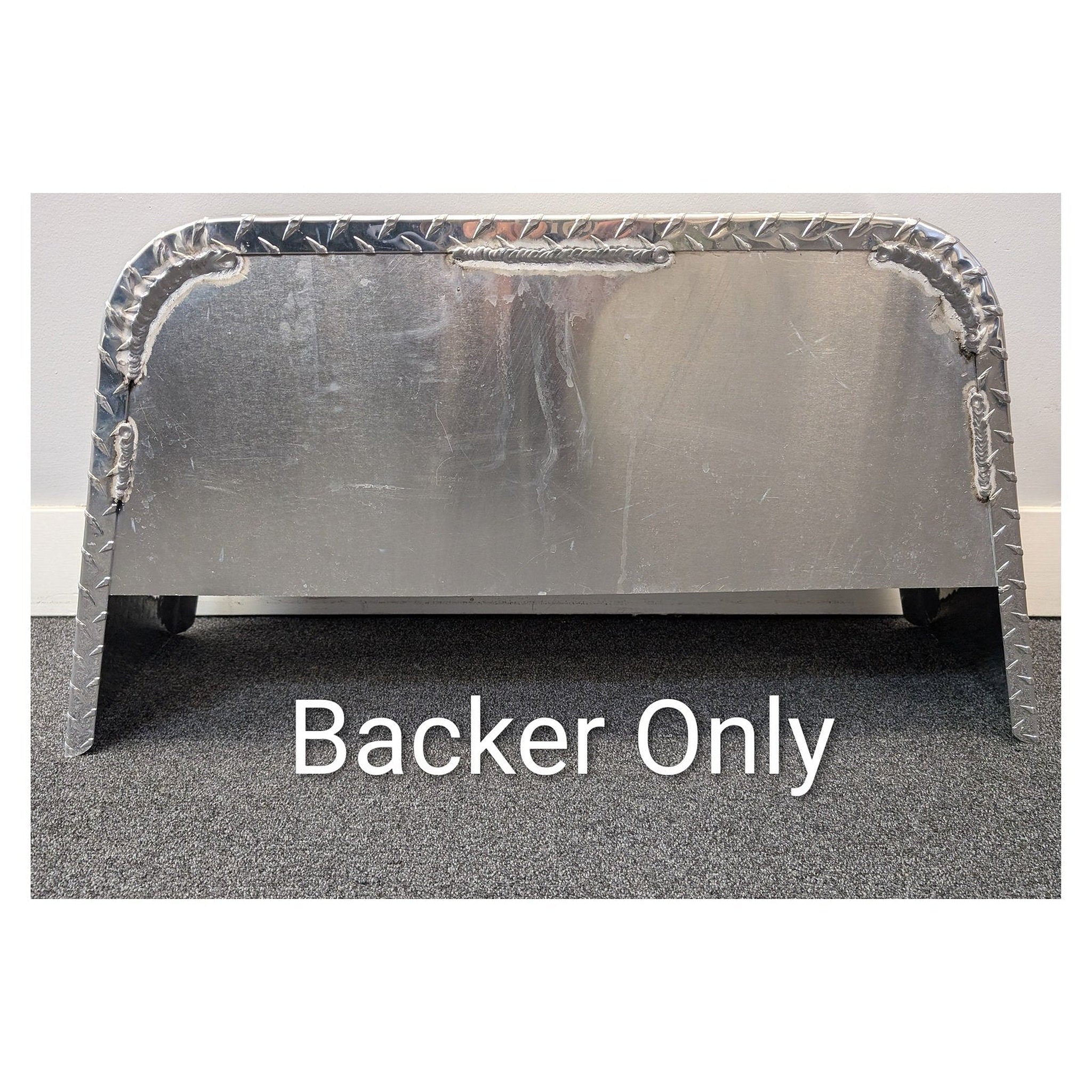 Heavy Duty Aluminum Single Trailer Fender Backer for 36" A6701 Fender - full product view | AAA Trailer