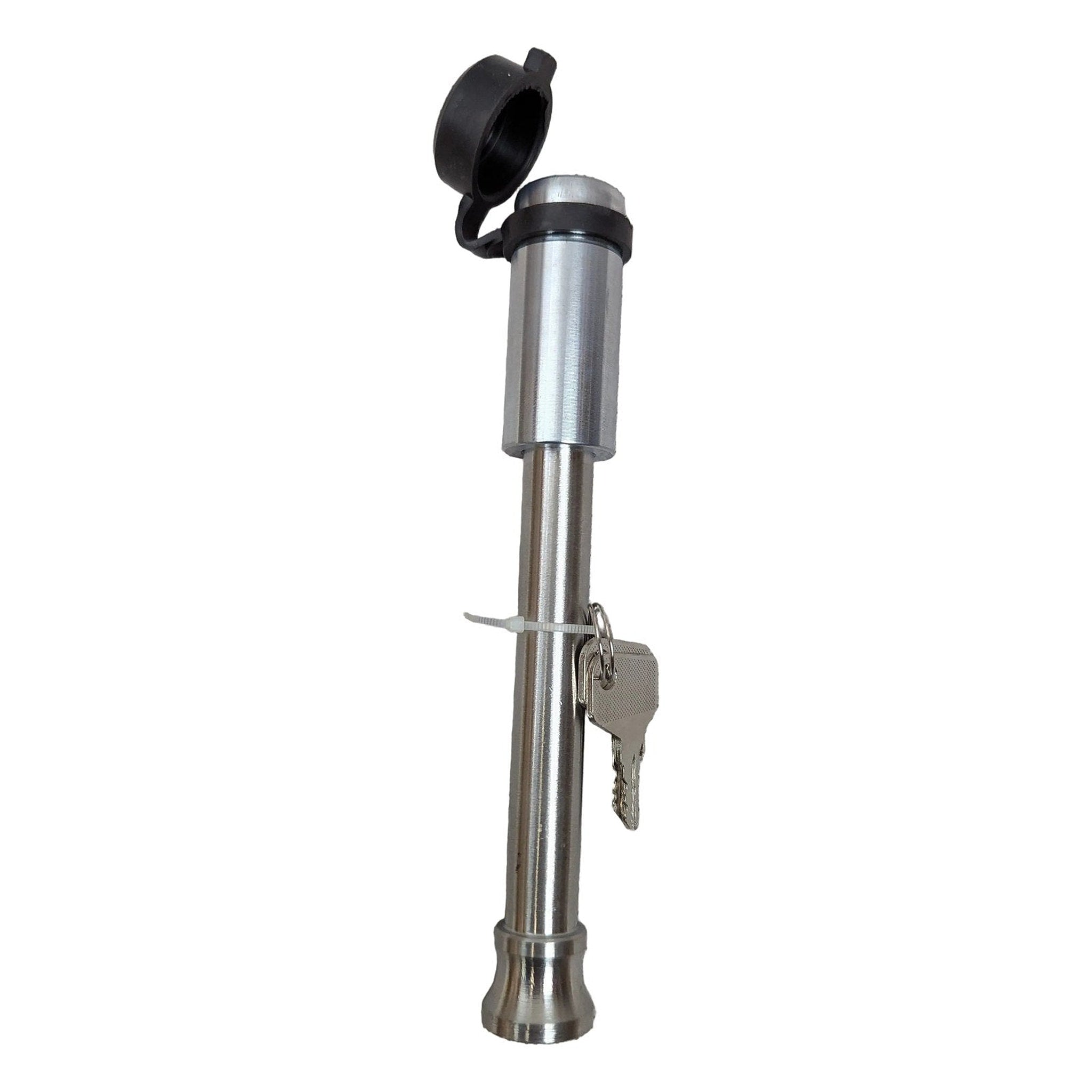 Trailer hitch receiver lock Heavy Duty Chrome 5/8" Pin (fits 2" and 2.5" Hitch) - full product view | AAA Trailer