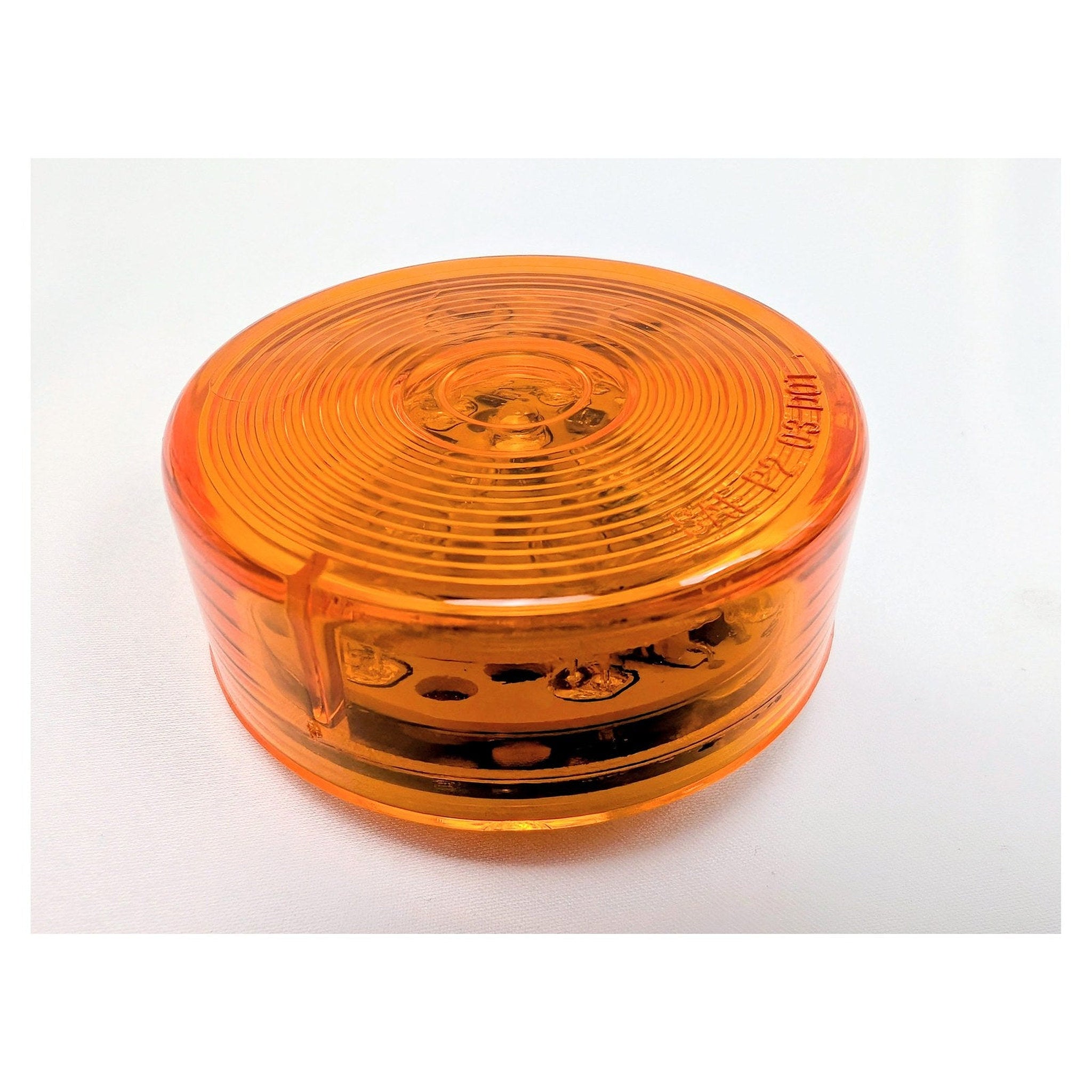 LED2500-13A 2.5" Round Amber LED Clearance / Side Marker Light – Submersible Trailer Light - full product view | AAA Trailer