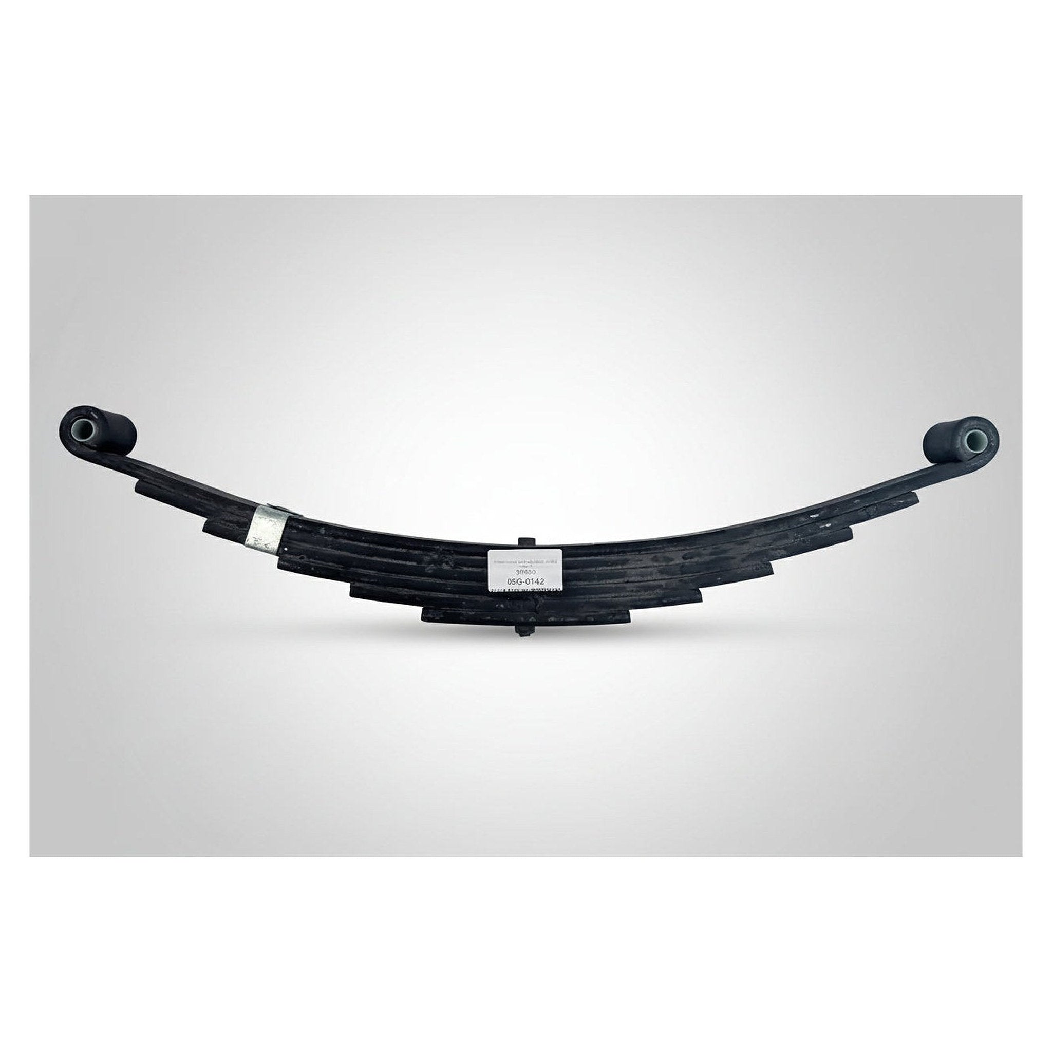 TruRyde 850-0142 6-Leaf Double Eye Trailer Leaf Spring – 27" – 3,000 lb (DE-33617) - 3,000 lb - full product view | AAA Trail