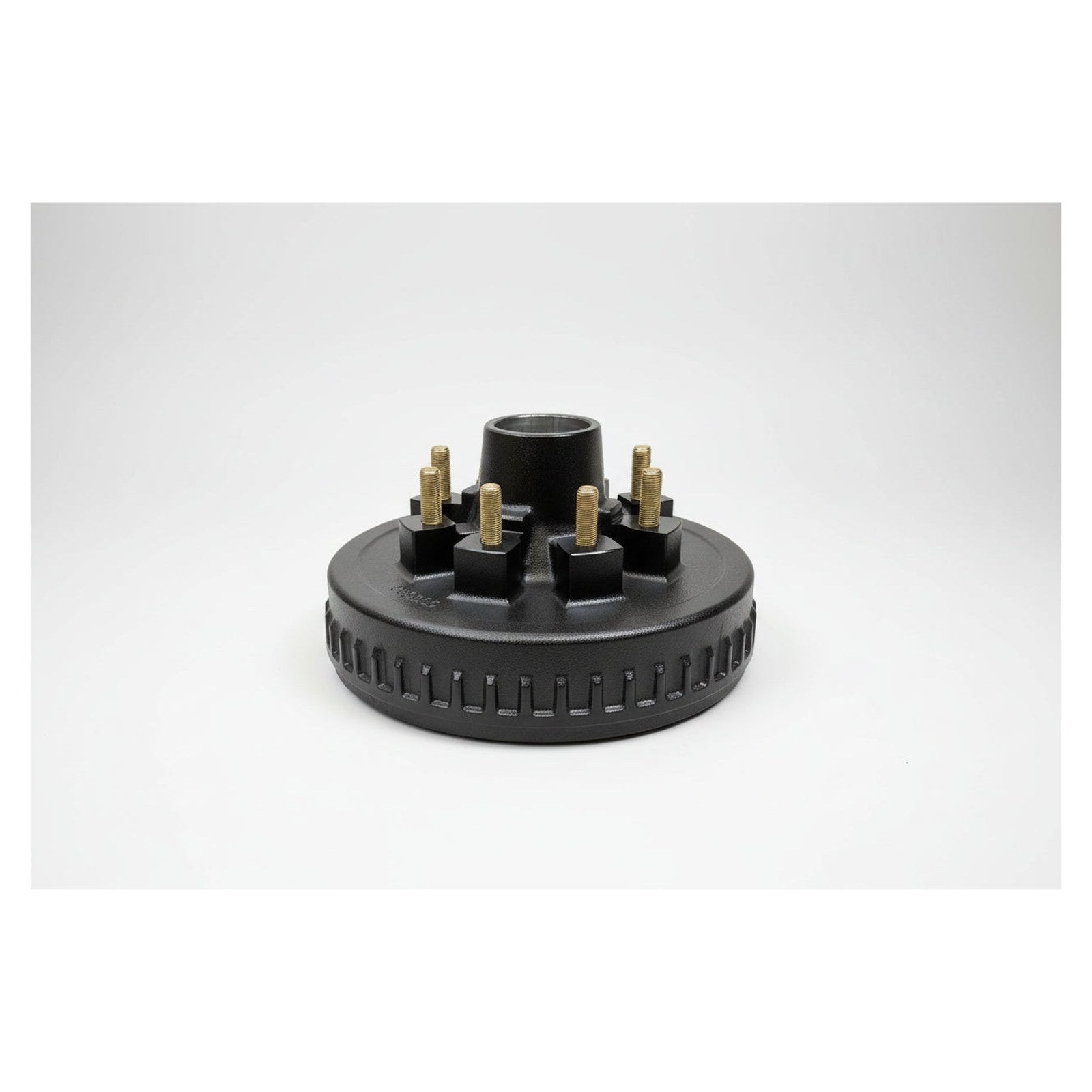 Heavy Duty 12" x 2" Trailer Brake Drum Hub Assembly 8 lug 9/16 stud - Dexter Lippert Compatible - 7,000 lb - full product vie