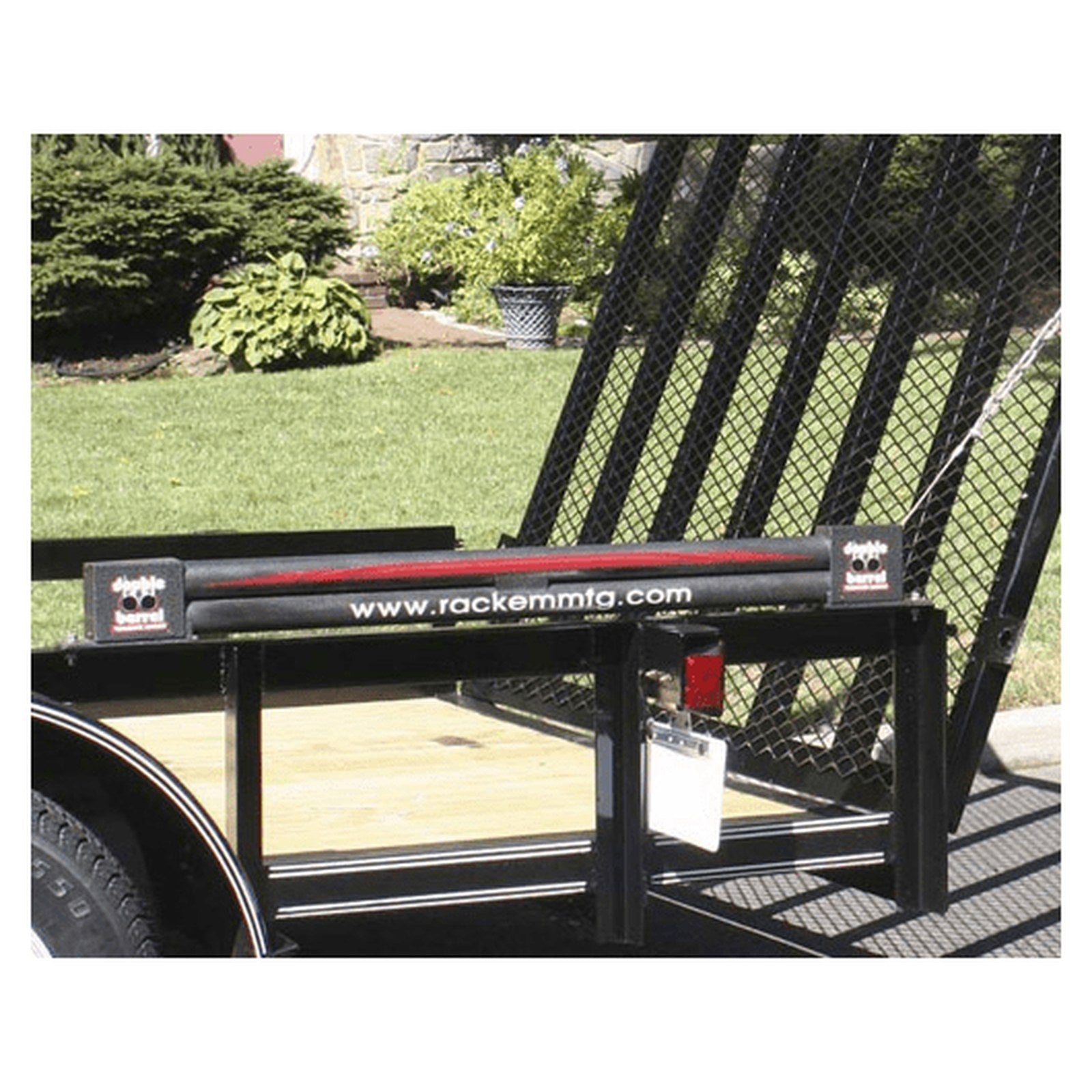 Rack'Em RA27C Double Barrel Chain-Driven Trailer Gate Assist - full product view | AAA Trailer