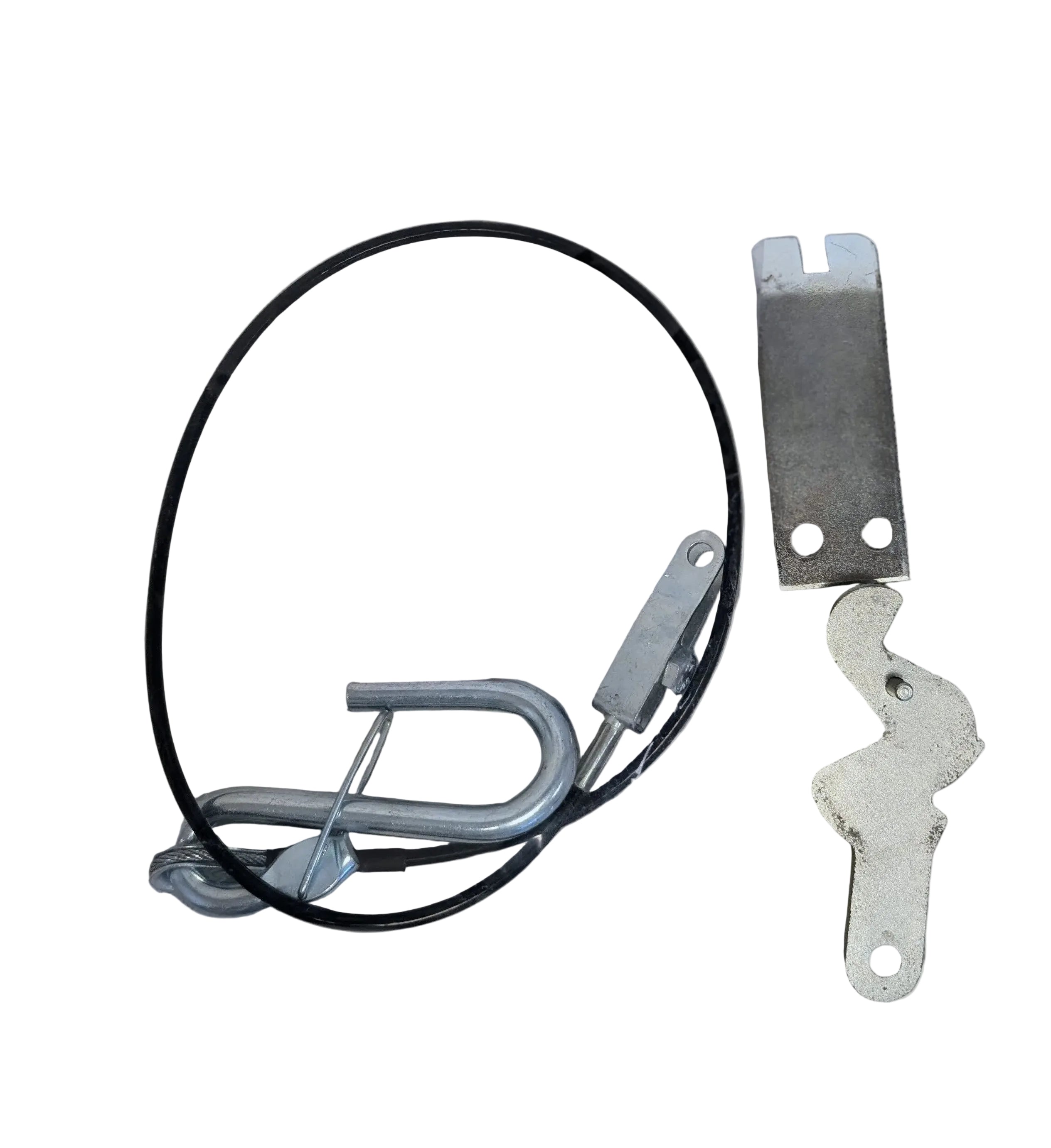 Demco DA66 Emergency Brake Lever with Safety Cable Replacement - full product view | AAA Trailer