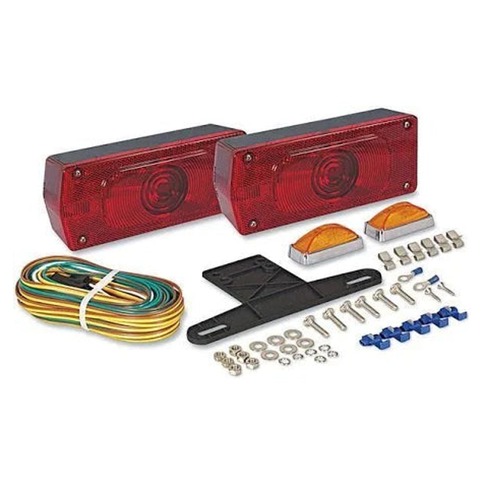 Optronics Submersible Rectangle LED Trailer Light Kit / Marine Deluxe Boat Trailer Light Kit - full product view | AAA Traile