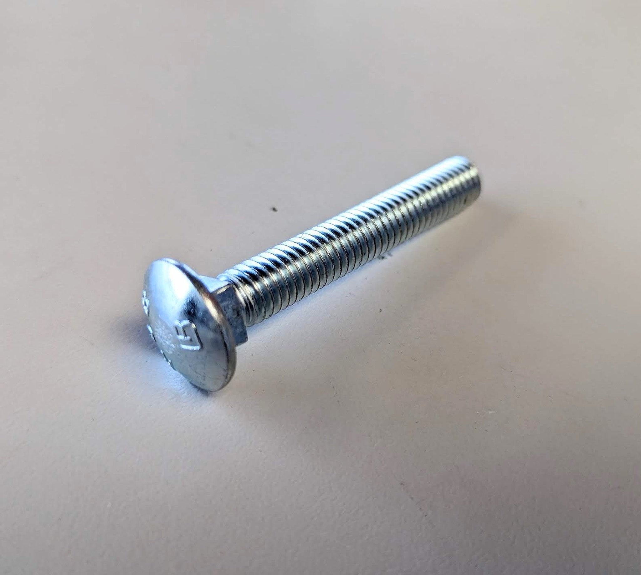 3/8 in.-16 x 2-1/2 in.  Grade A Zinc Plated Steel Carriage Bolt - 16 x 2 - full product view | AAA Trailer