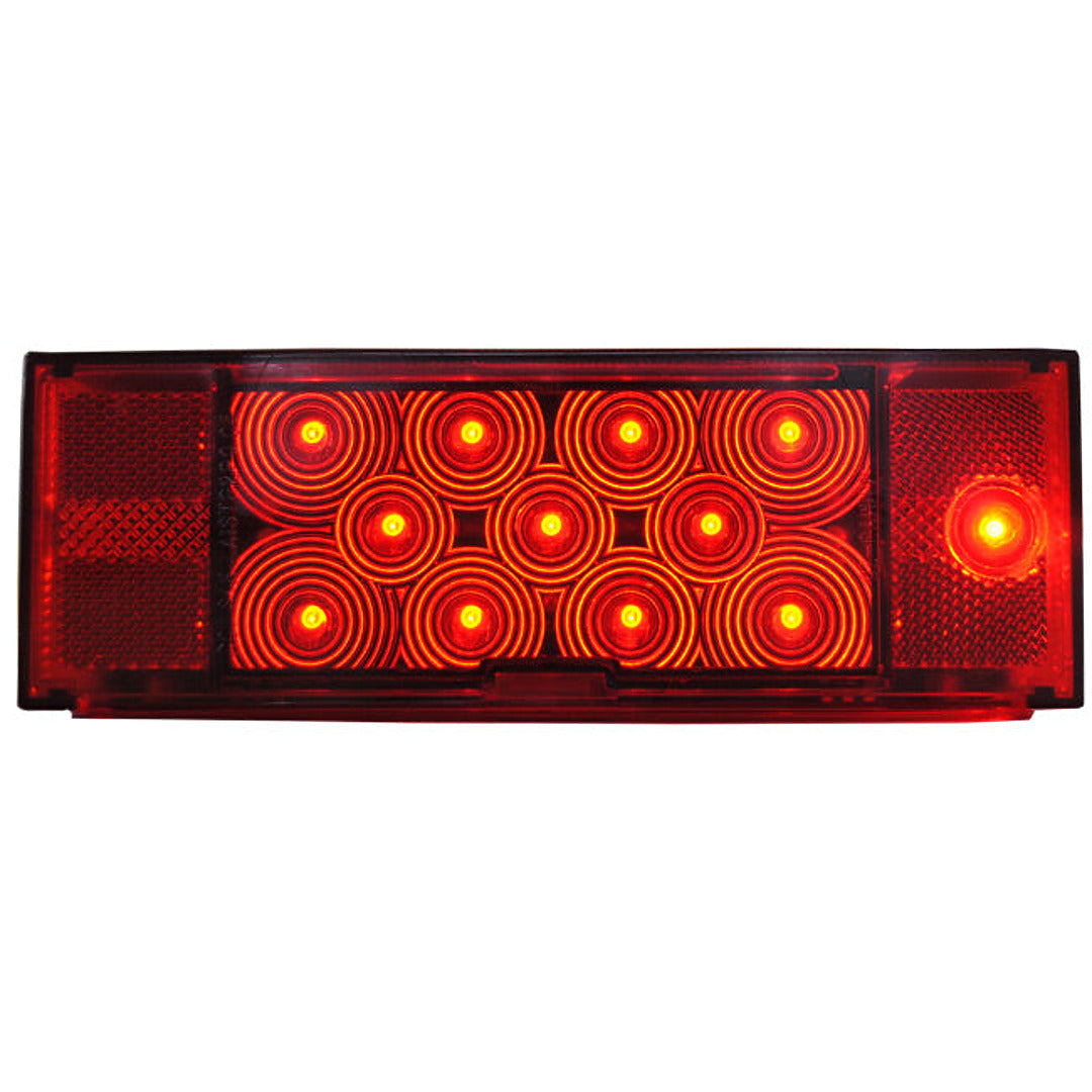 Jammy J-75 LED Trailer Tail Light | 8" Submersible Stop/Turn/Tail | Curbside