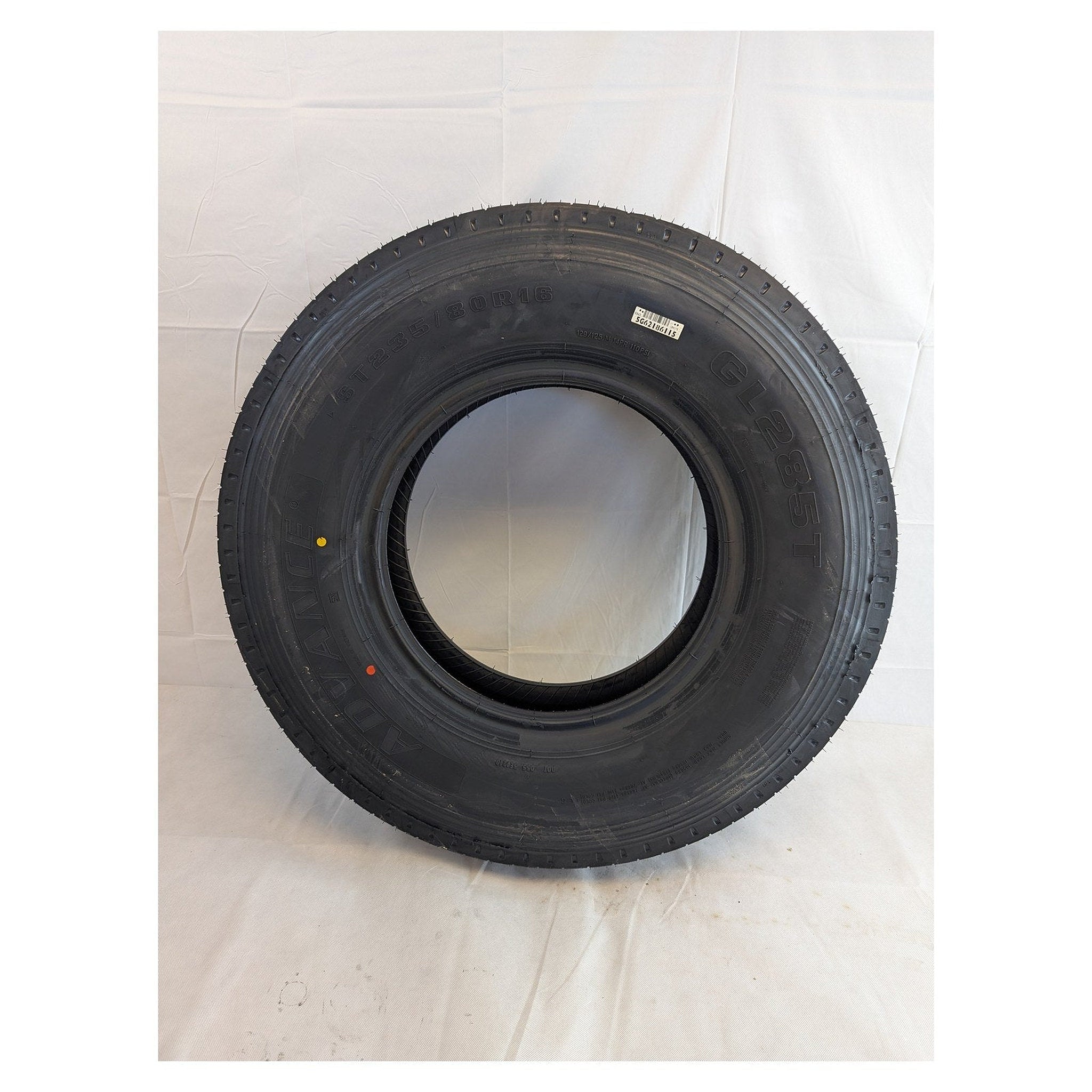 Advance All Steel - 235/80R16 Load Range G - Tire Only - 4,080 lb, 110 PSI - full product view | AAA Trailer