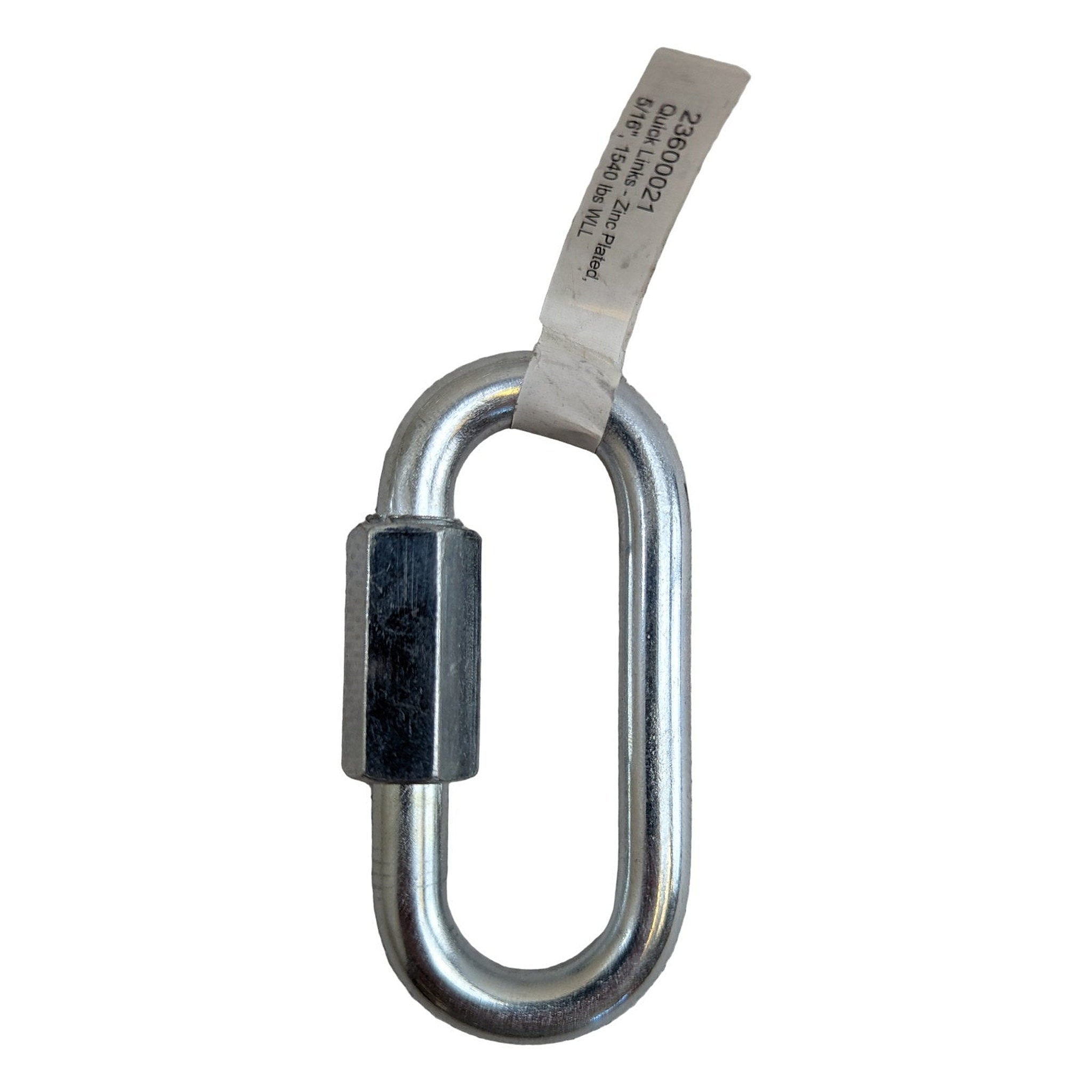 Trailer Safety Chain Quick Link - Zinc Plated, 5/16" - full product view | AAA Trailer