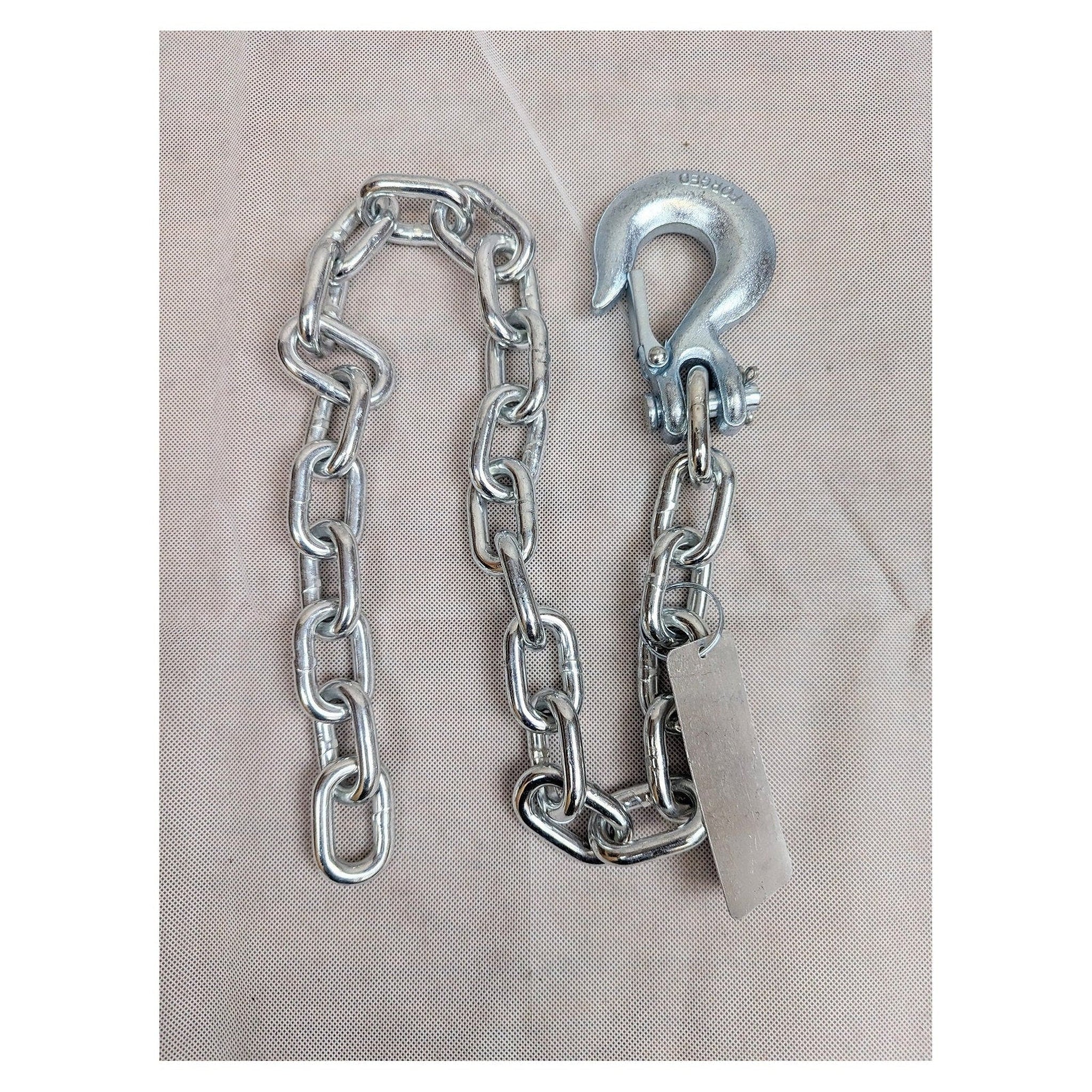 Trailer Safety Chain with Clevis Hook - 5/16" X 34" 11700# Break Strength - 11700 lbs - full product view | AAA Trailer
