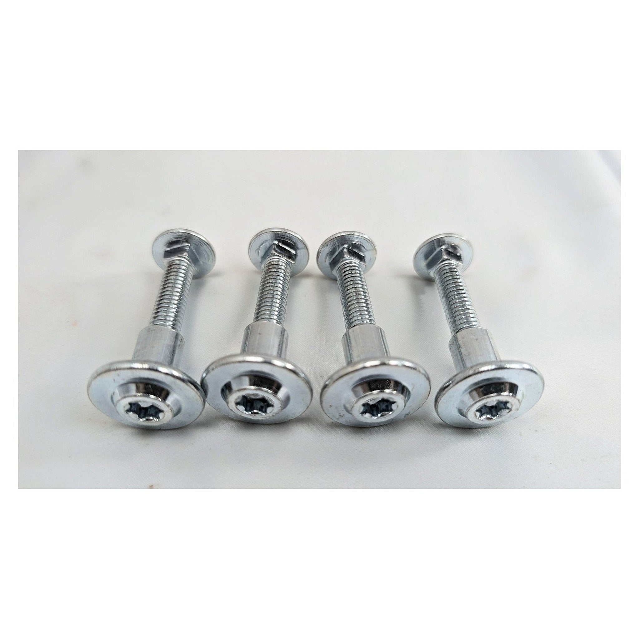 4 Pcs Trailer Hasp Bolt Kit for Trailer Cam Lock Hasp, Trailer Hasp Bolt Kit, 1 1/2" Bolt w Barrel Nut - 18 x 1 - full produc