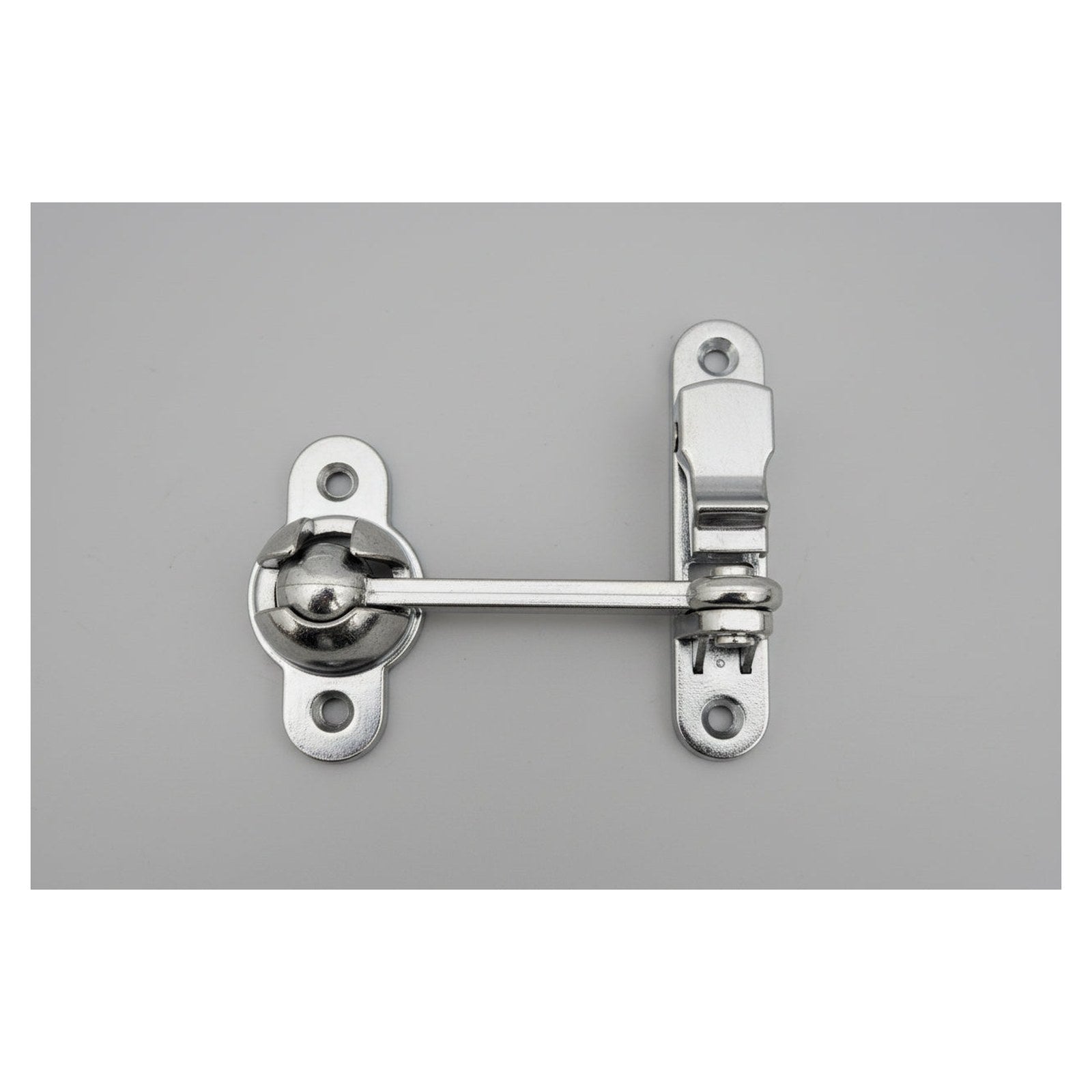 Aluminum 4" Hook & Keeper Ball & Socket Door Holder for RVs Rance Legend Lighting Ameralite Cargo Trailers - full product vie