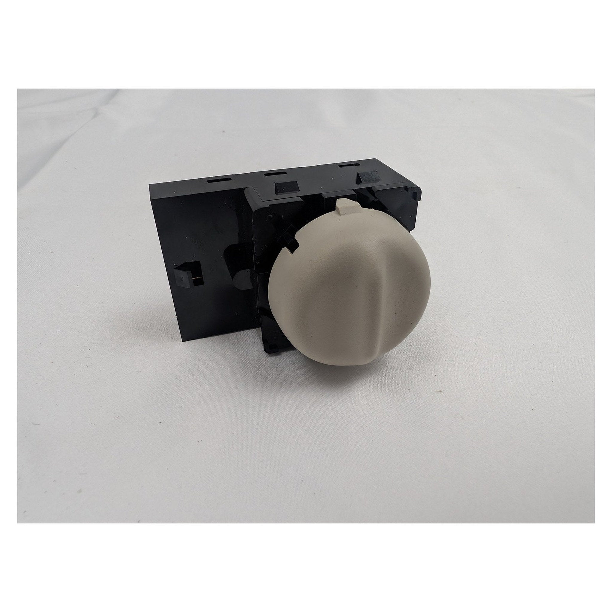 GM 84494391 Seat Lumbar Adjuster Switch — Whisper Beige 4KB Dome Knob, Black Housing | 2022 GMC Acadia Used OEM