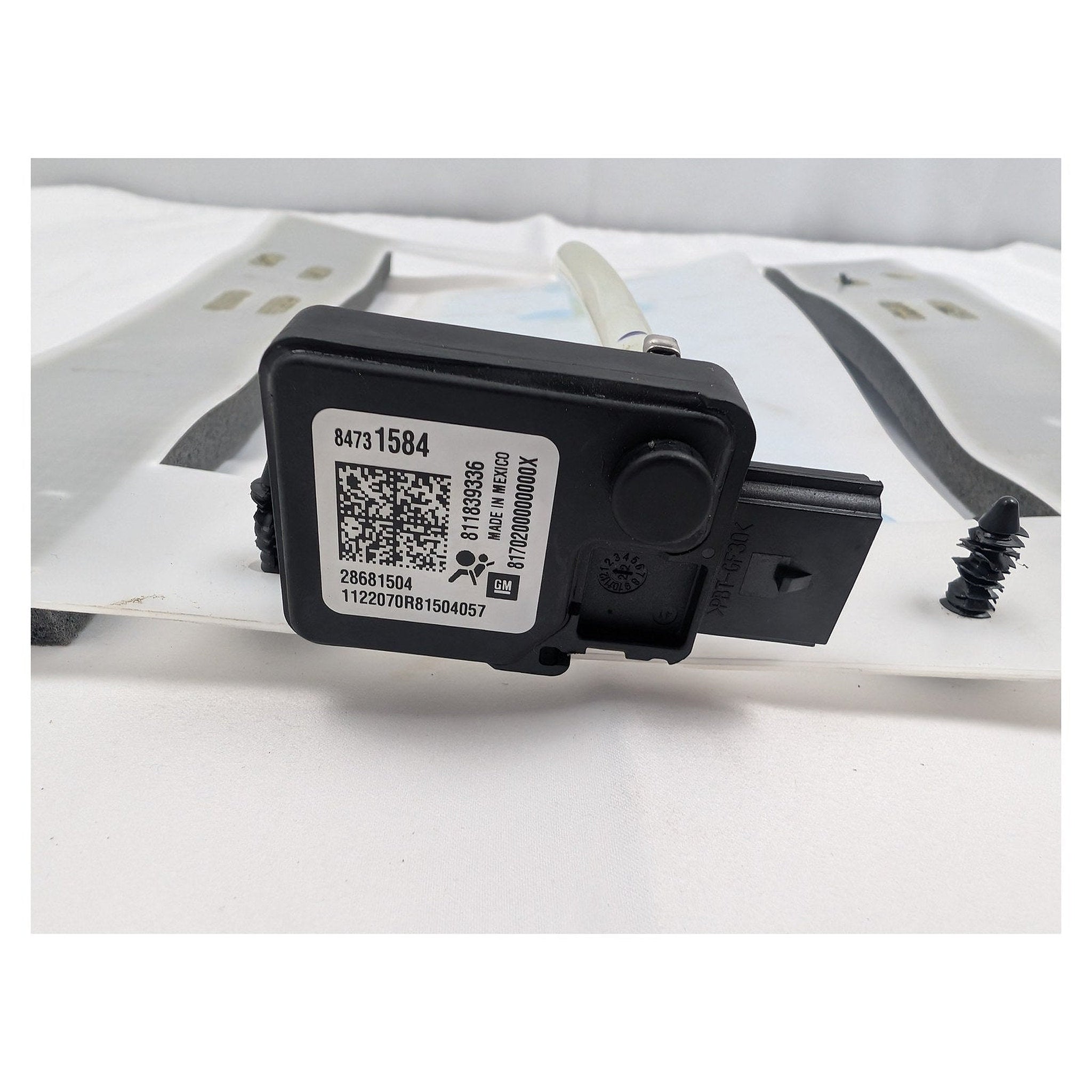 GM 84731584 Passenger Occupant Classification OCS Module — Part Number Label, Made in Mexico | 2022 GMC Acadia