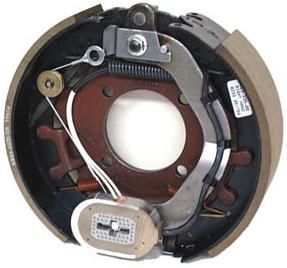 Dexter K23-434-00 12-1/4" x 3-3/8" 8K Left Hand Electric Brake Assembly - front view | AAA Trailer