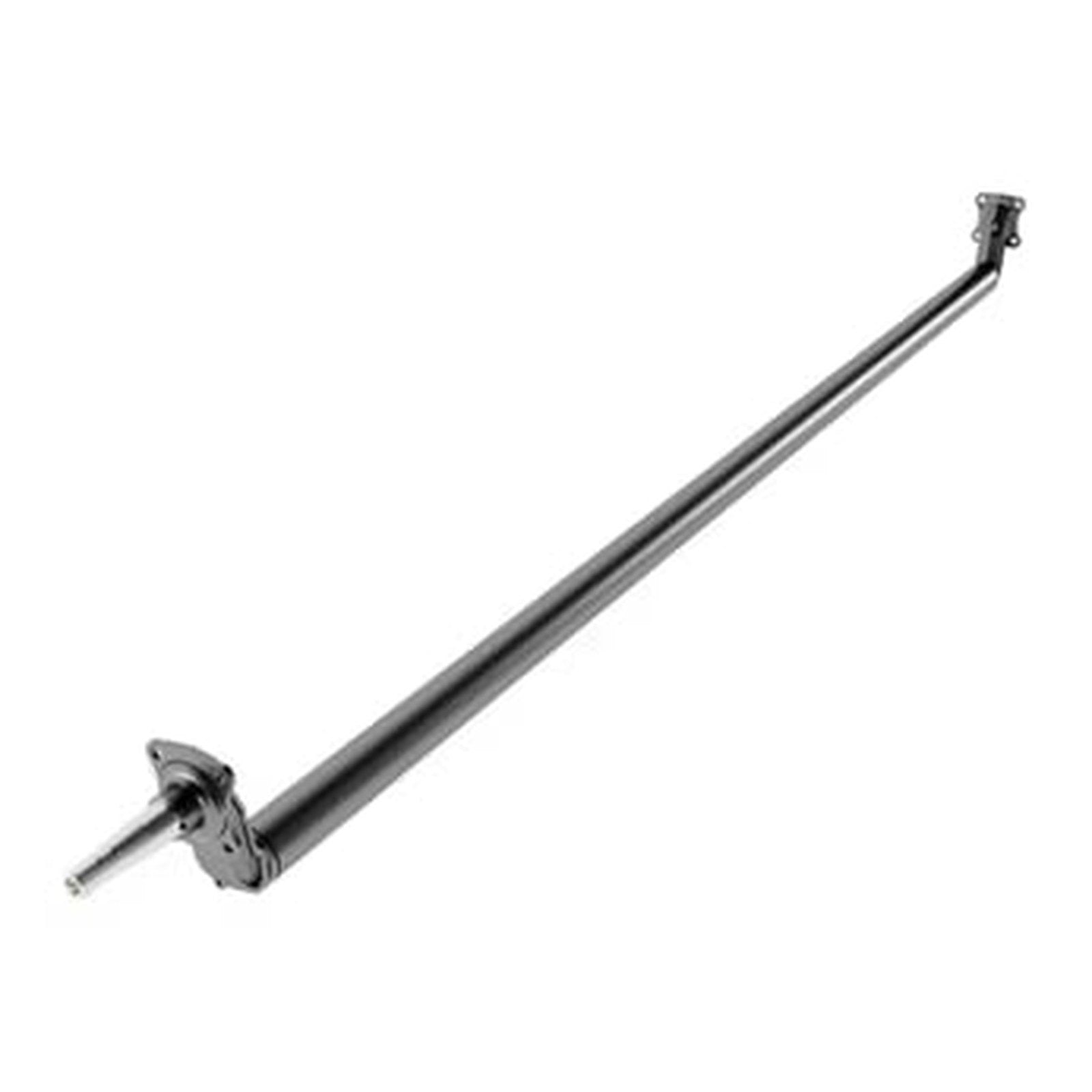 Dexter 3,500 lb drop spindle trailer axle beam – 86" hub face, 2-3/8" round tube with 4" drop, EZ-Lube spindle and pre-attached brake flange