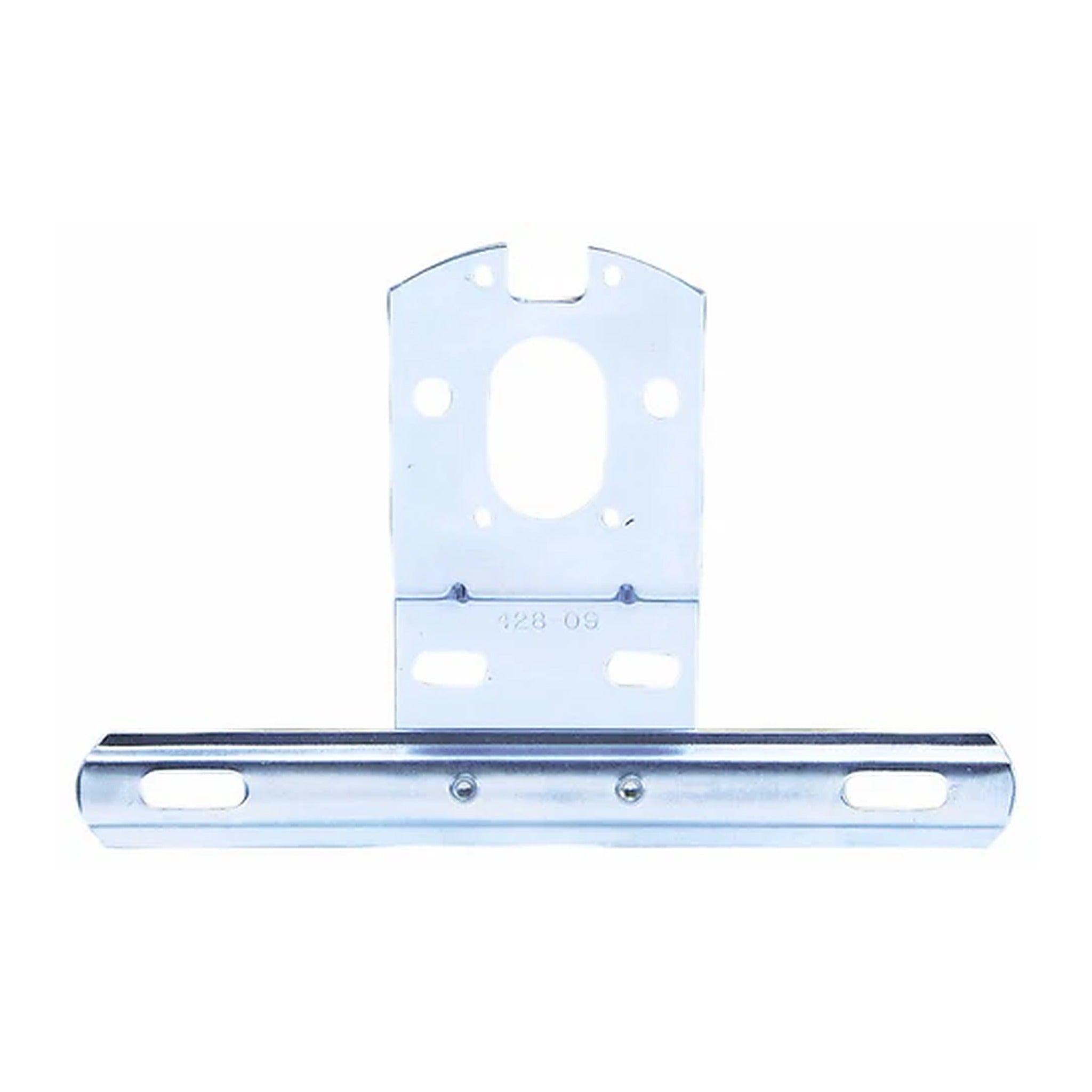 Peterson universal zinc-plated steel trailer license plate bracket