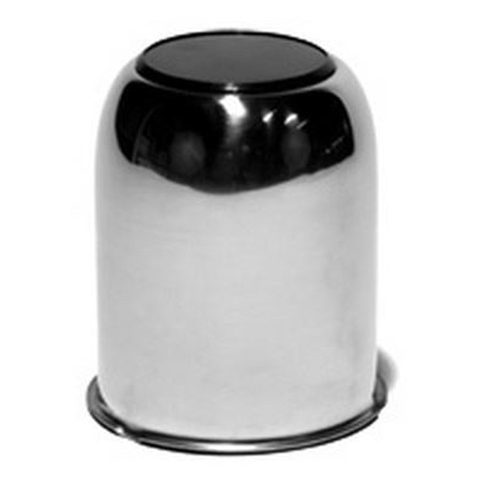 Americana 90175  Center Cap 3.19 SS EZ W/Black Button 106EZSS - full product view | AAA Trailer