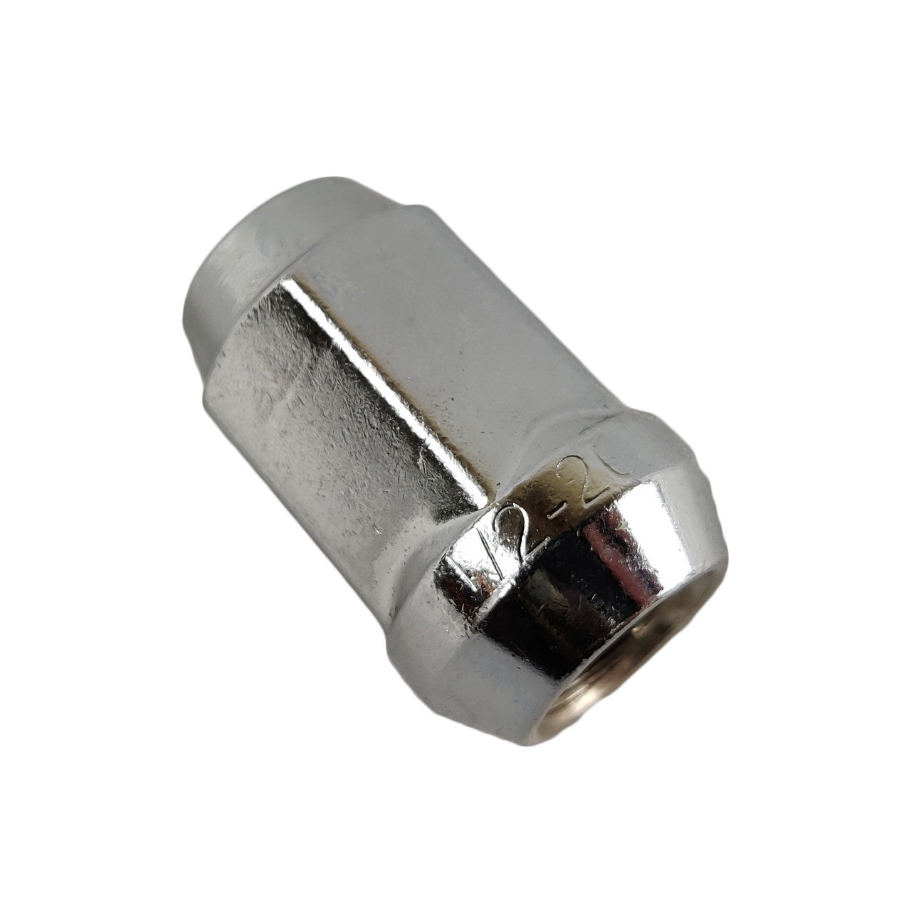 Chrome 1/2-20 Solid Acorn Trailer Wheel Lug Nut - full product view | AAA Trailer