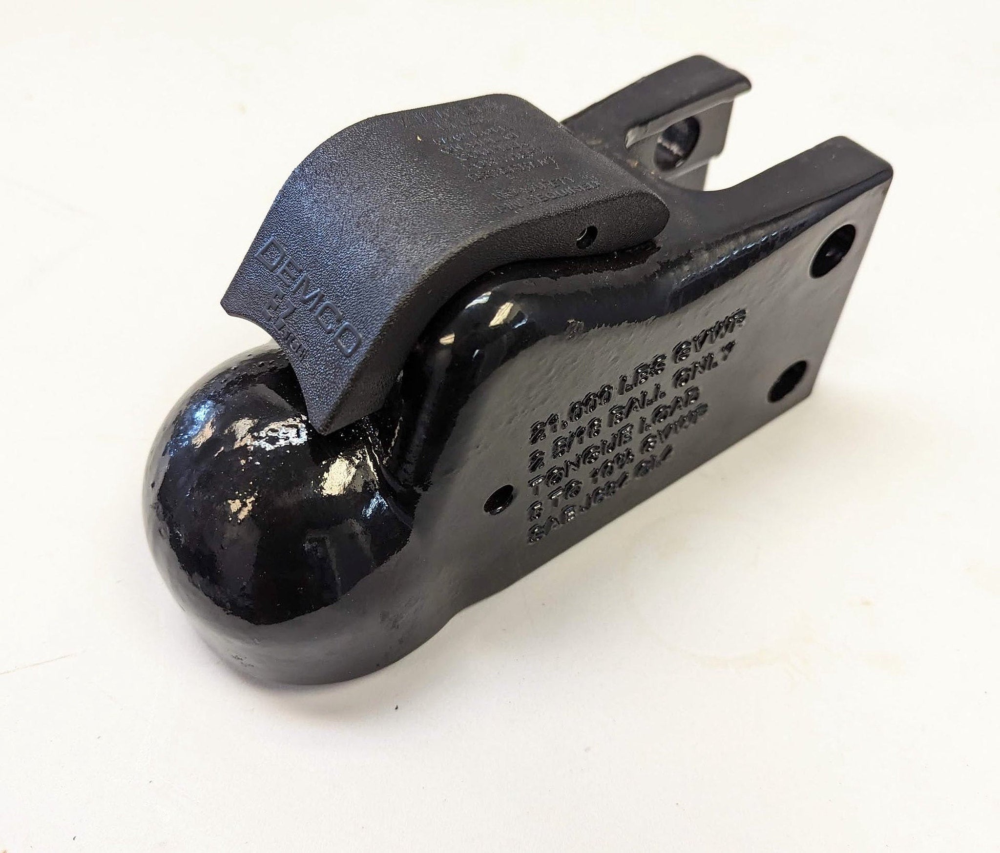 Demco Adjustable Trailer Coupler – 2-5/16" Ball – 21,000 lb – EZ Latch – Black (14040-81) - 21,000 lb - full product view | A