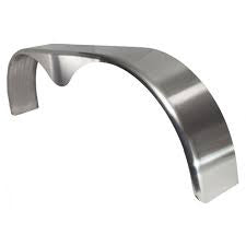 Durable 16-Gauge Steel 9" x 66" Tandem Trailer Fender with Valance - full product view | AAA Trailer