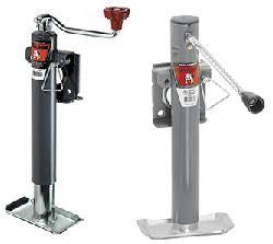 Bulldog Round Weld-On Jack - 2000 LB Capacity - full product view | AAA Trailer
