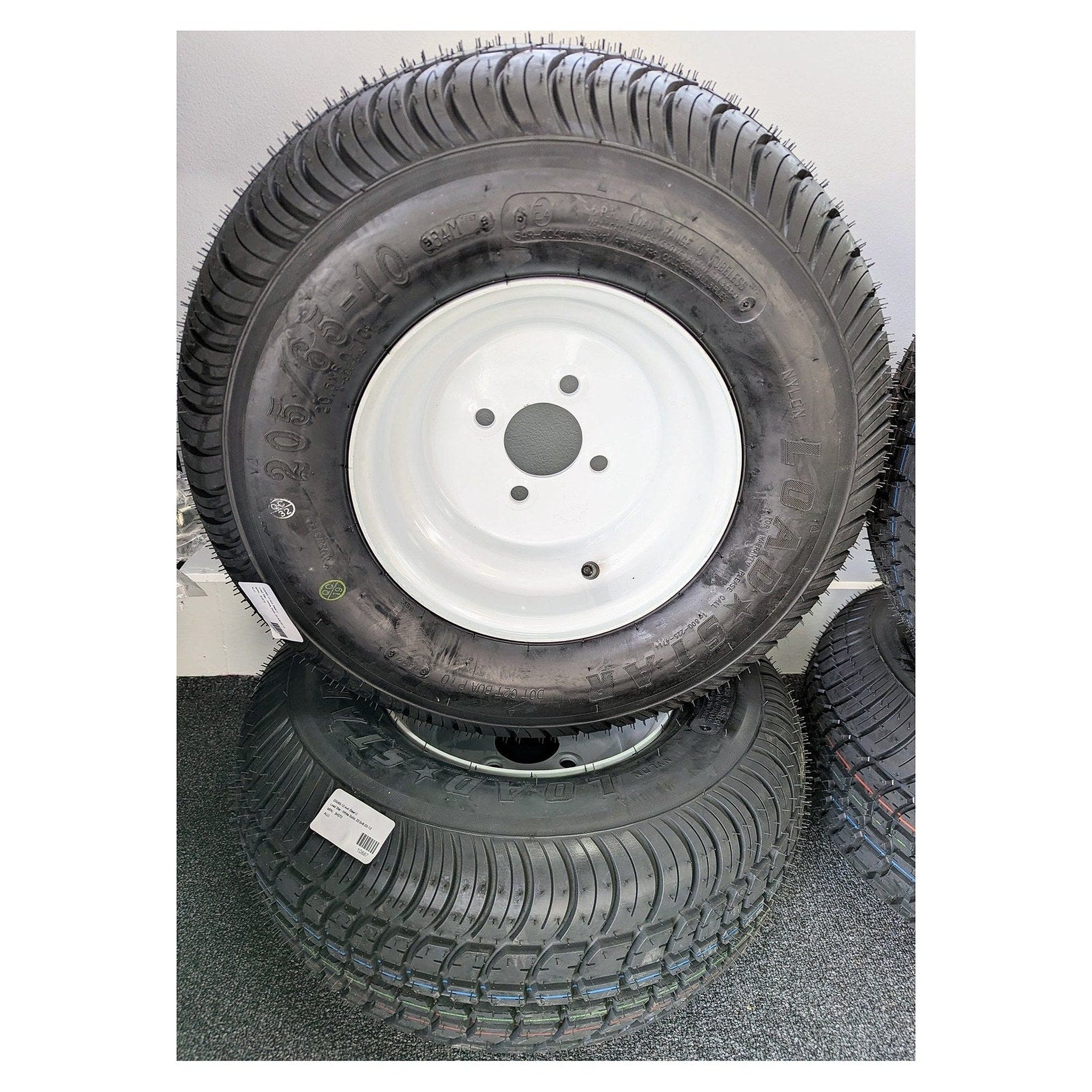 Load Star 205/65-10 Steel Wheel & Tire Combo - full product view | AAA Trailer
